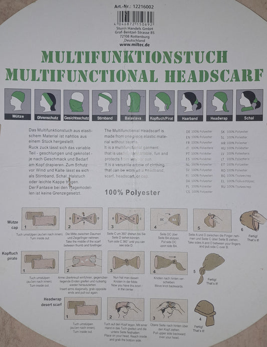 FOULARD MULTIFUNZIONALE TATTICO